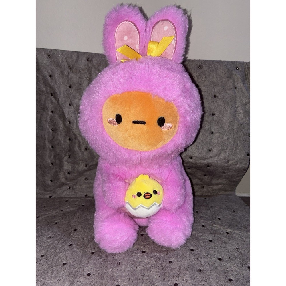 Smoko Tayto Potato Easter Bunny 10 Inch Plush Pink Soft Smoke Studio 2024